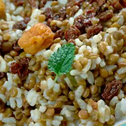 Pilaf with Lentils and Chicken