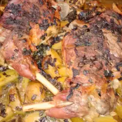 Roasted Lamb with New Potatoes