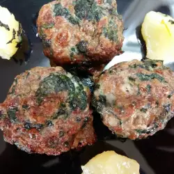 Lamb Meatballs with Spinach