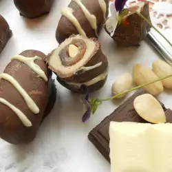 Almond Bonbons with Marzipan and Dates