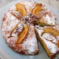 Apple Cake with Walnuts and Ricotta