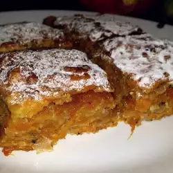 Phyllo Pastry with Pumpkin and Milk Topping