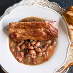 Ripe Beans with Ribs