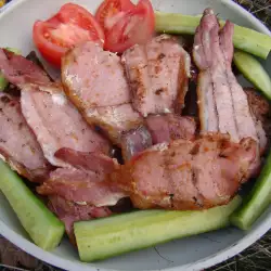 Delicious Charcoal Grilled Bacon