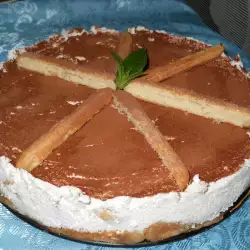 Biscotti Cake with Cocoa and Mascarpone