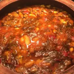 Bean Stew in a Clay Pot