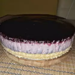 Raw Cheesecake with Blueberries
