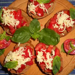 Budget Bruschettas with Tomatoes