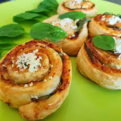 Spring Puff Pastry Snails