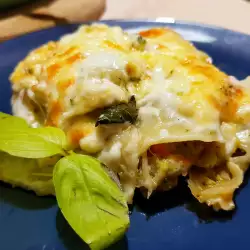 Cannelloni with Broccoli and Zucchini Filling