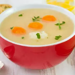 Milky Soup with Young Carrots