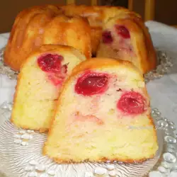 Cherry Cake with Syrup