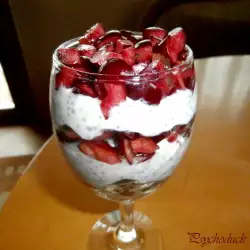 Easy Dessert with Chia and Cherries