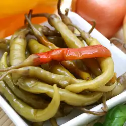 Marinated Banana Peppers with Olives