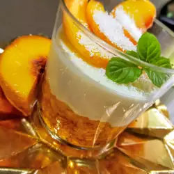 Coconut Rice Pudding with Peaches