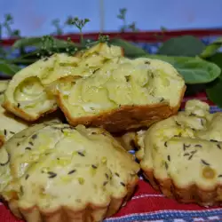Savory Muffins with White Cheese and Cumin
