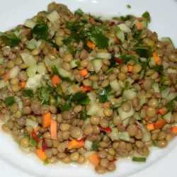 Dietary Salad with Lentils