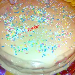 Homemade Cake with Three Layers