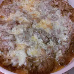 Lightly Roasted Chicken Livers with Onions and Cheese