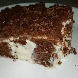 Porous Cake with Cream
