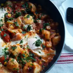 Mexican Dish with Potatoes and Eggs