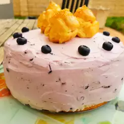 Blueberry Eclair Cake