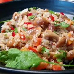 Buckwheat with Mushrooms, Onions and Carrots