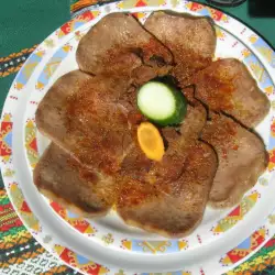 Beef Tongue with Butter in the Oven
