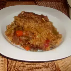 Oven-Baked Duck Carcass with Rice