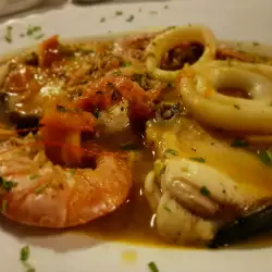 Fish and Seafood in White Wine Sauce