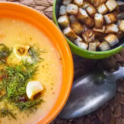 Fish Soup with Croutons