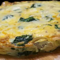Frittata with Mushrooms and Spinach