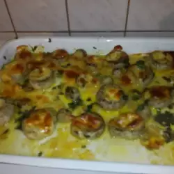 Juicy Mushrooms with Cheese