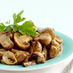 Appetizer with Mushrooms and Eggs