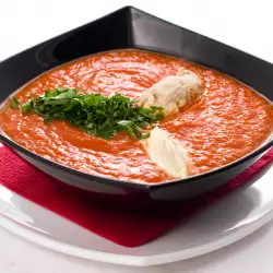 Quick Tomato Soup with Fish