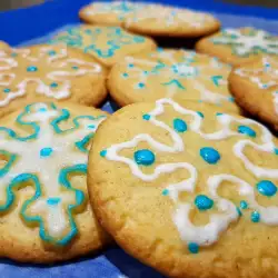 Gingerbread Christmas Snowflake Cookies
