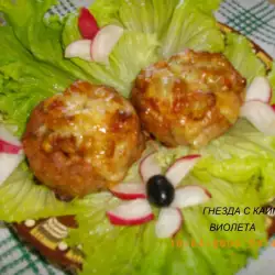 Mince Nests with Filling