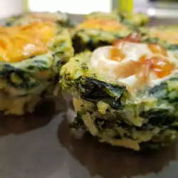 Spinach and Egg Nests