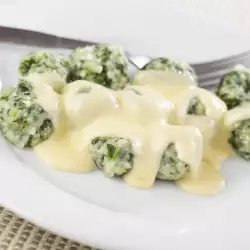 Spinach Dumplings with Gouda