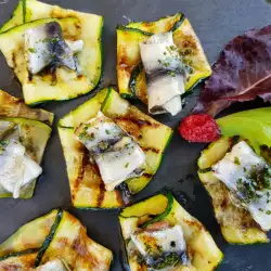 Grilled Zucchini and Sprat Appetizer