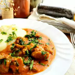 Classic Pork Goulash with Mashed Potatoes