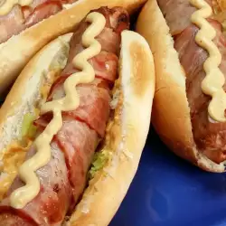 Hot Dog with Bacon