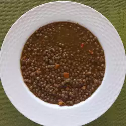 Brown Lentil Stew with Leeks and Parsnips