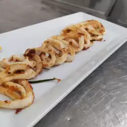 Fried Calamari with Garlic