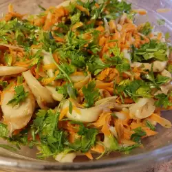Korean Salad with Calamari and Carrots