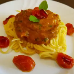 Capellini with Roasted Tomatoes