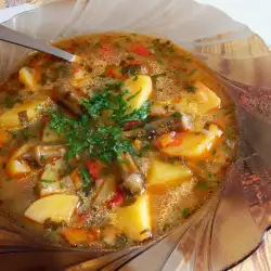 Potato Stew with Okra