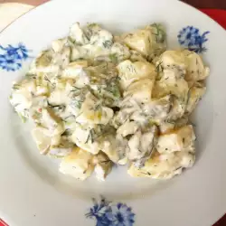 Potato Salad with Pickles and Mayonnaise