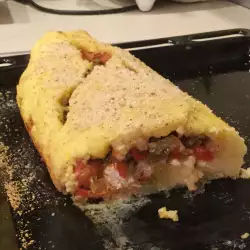Potato Roll with Roasted Peppers