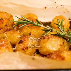 New Potatoes with Parmesan, Rosemary and Butter